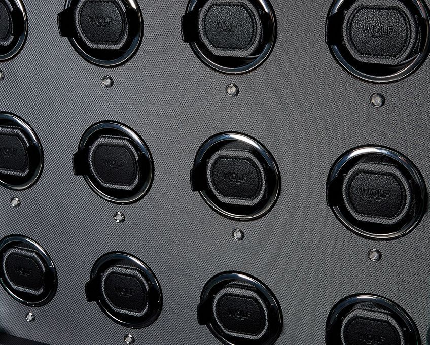 Klassisches Uhrenbeweger-Schränkchen mit 12 Modulen Viceroy Black