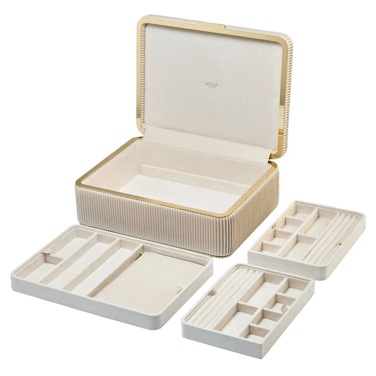 Bella Large Jewellery Box Bone