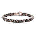 Zancan-Armband aus 18 Karat Gold und schwarzer Keramik
