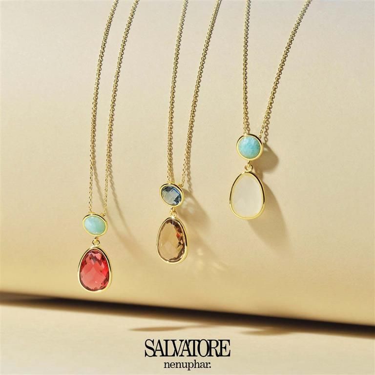 Halskette Nenuphar Circle Tourmaline