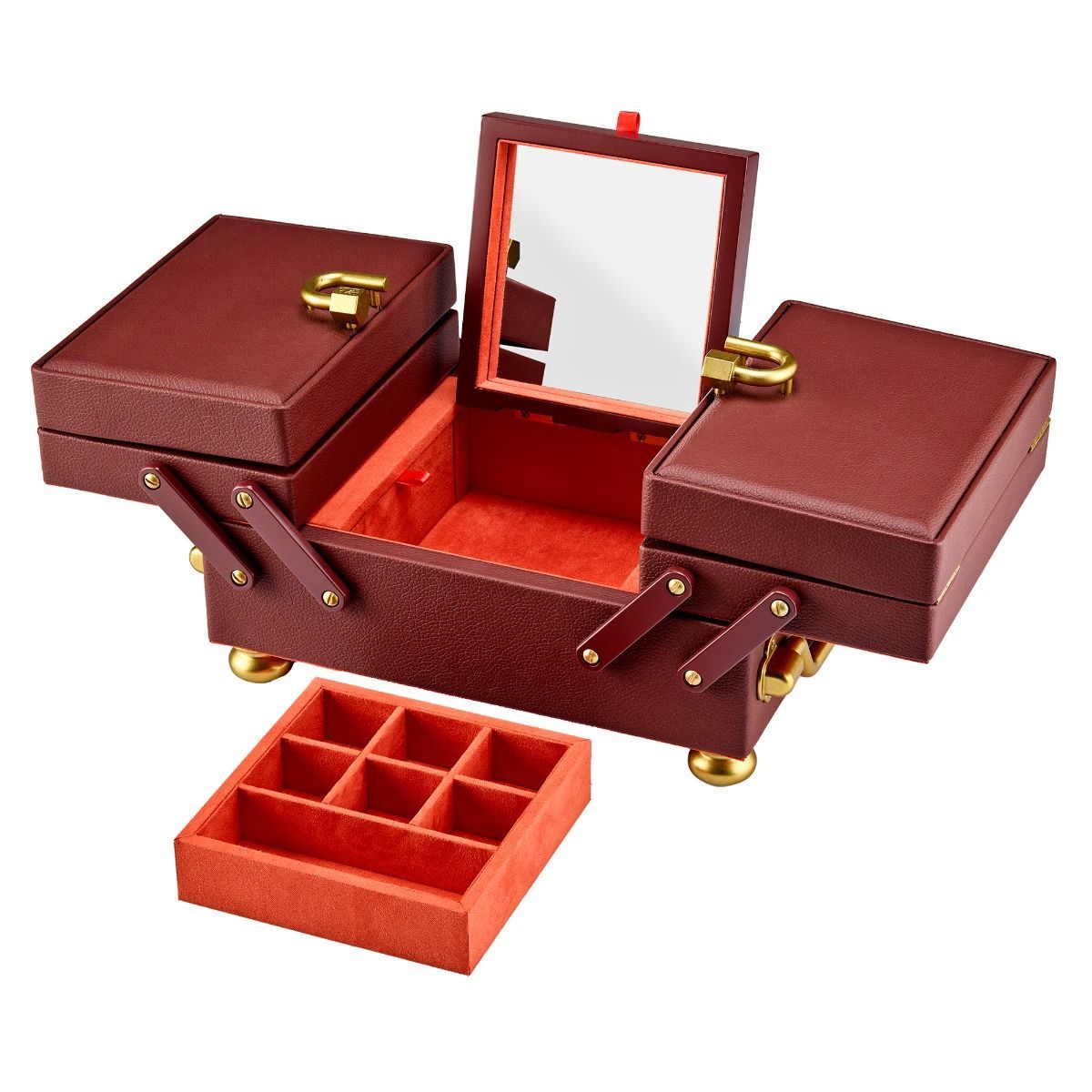 Marla Aaron Baby Everything Box Burgundy