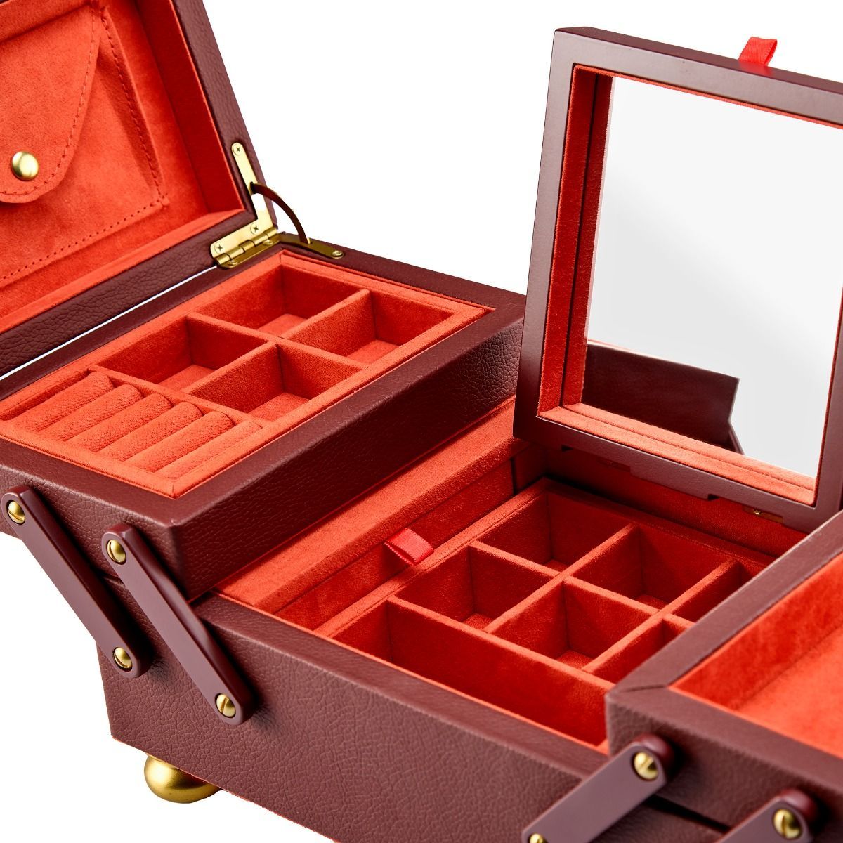 Marla Aaron Baby Everything Box Burgundy