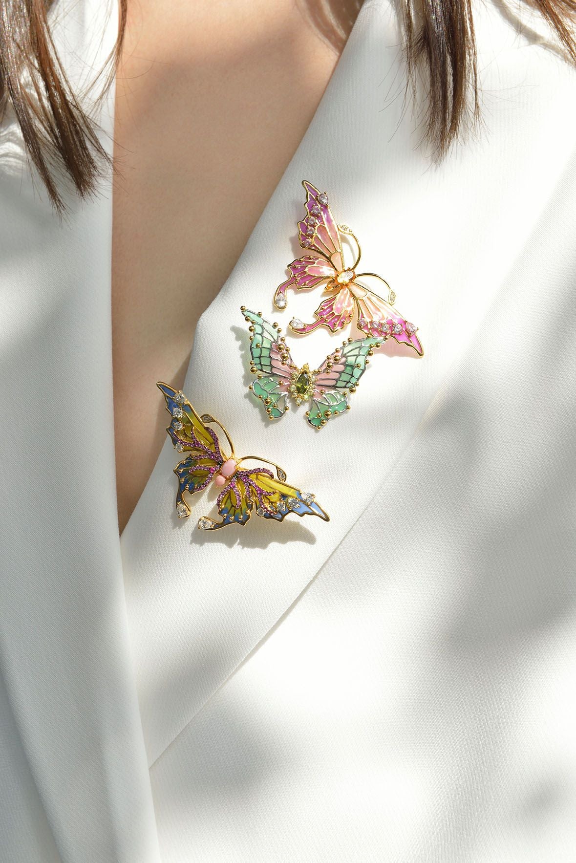 Brosche Schmetterling