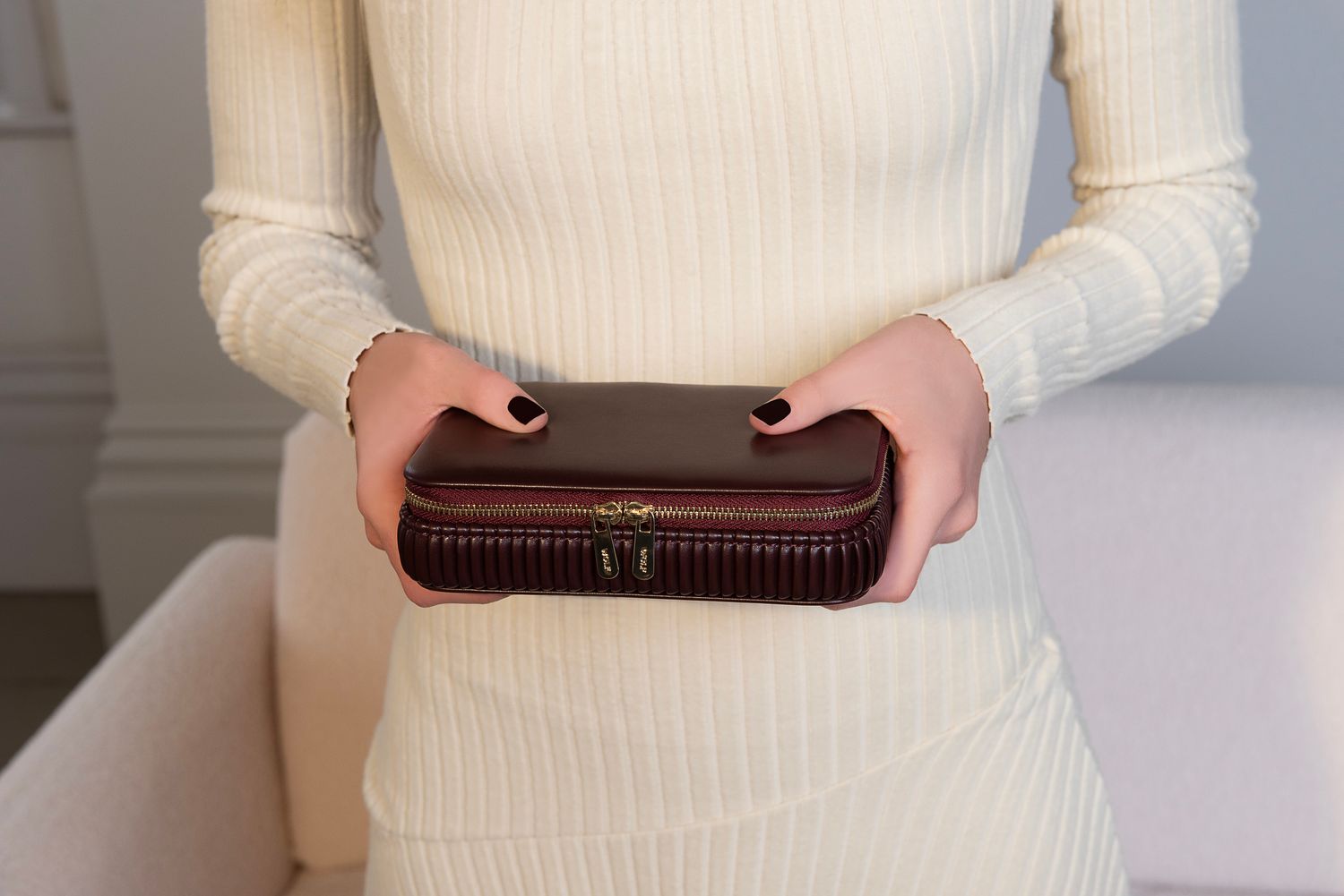 Bella Zip Case Bordeaux
