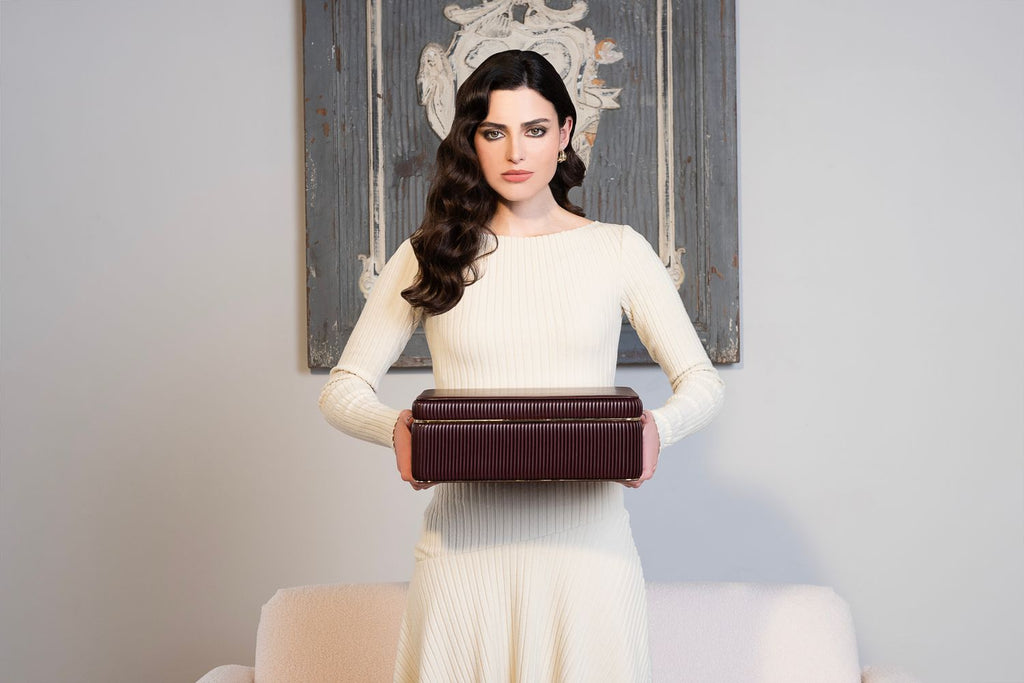 Bella Large Jewellery Box Bordeaux