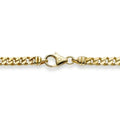 Panzerkette 2-seitig diam. 4,0 mm Gelbgold 45 cm