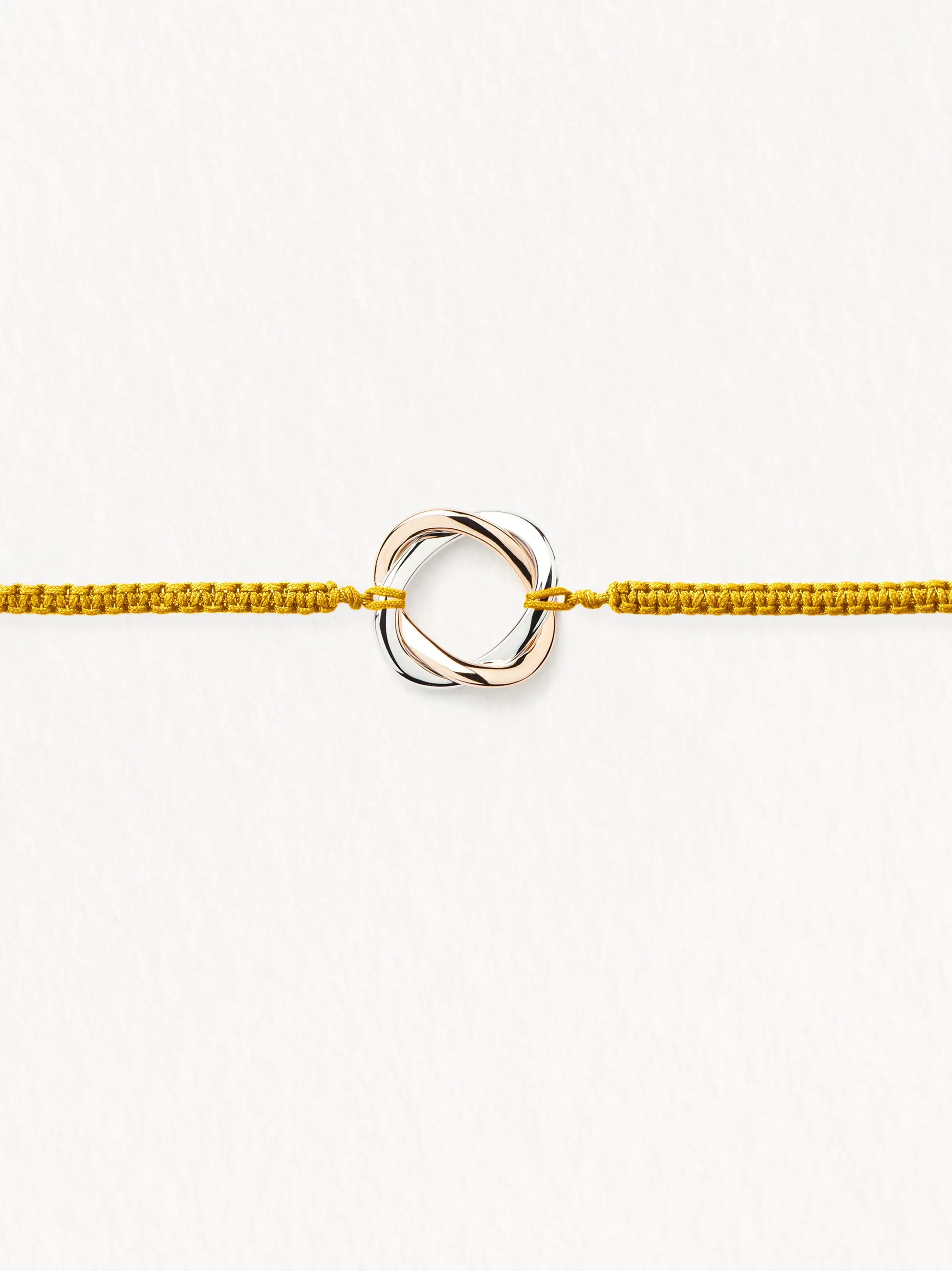 Armband TRESSE MACRAMÉ Yellow