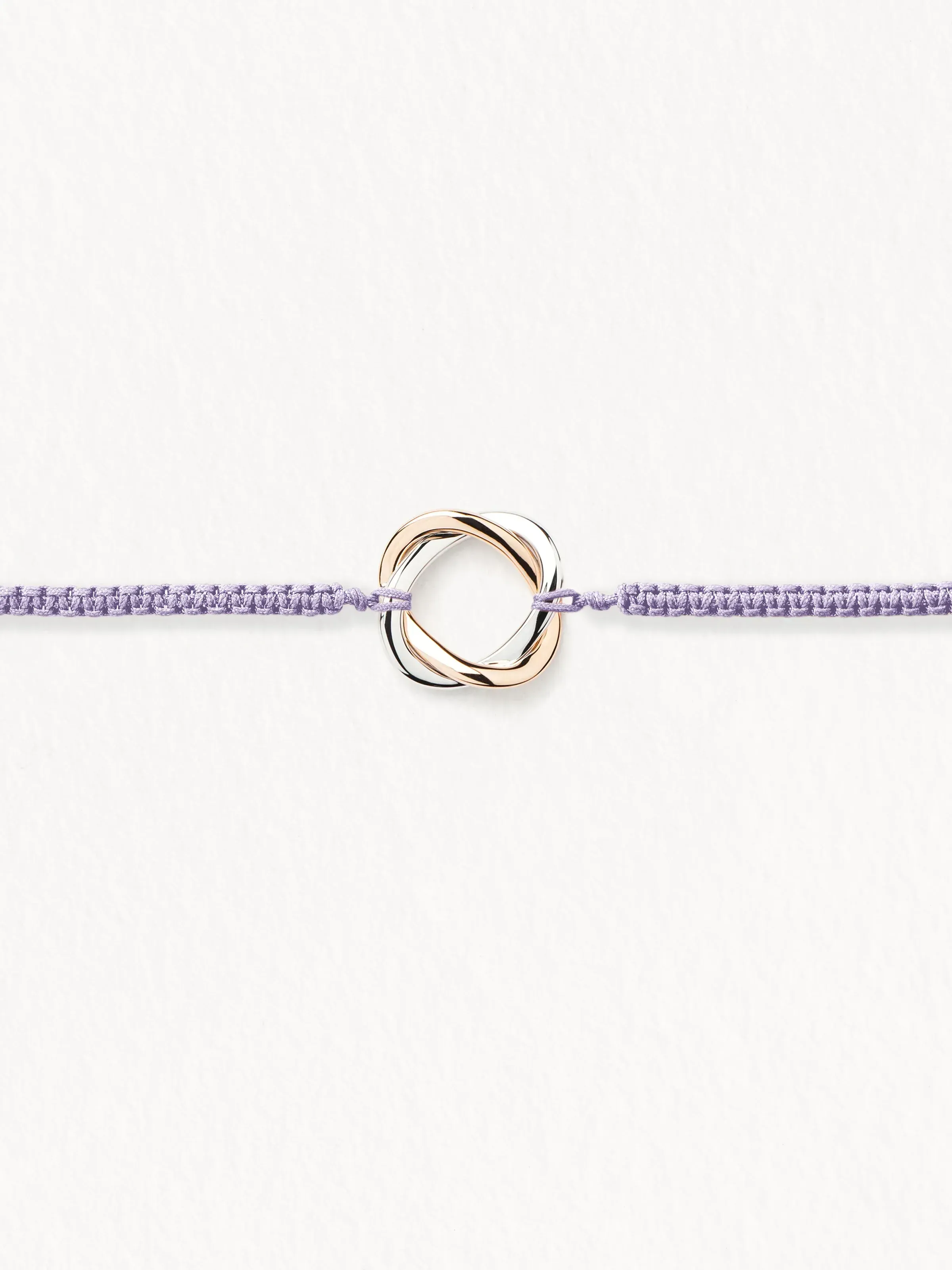 Armband TRESSE MACRAMÉ Lilac