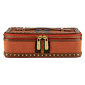 Ida Travel Zip Jewellery Case Orange