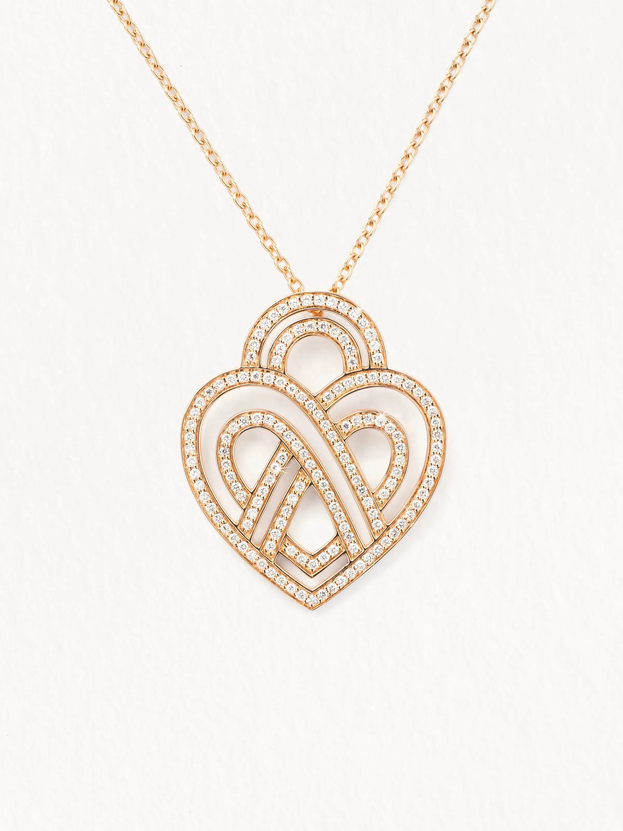 HALSKETTE CŒUR ENTRELACÉ