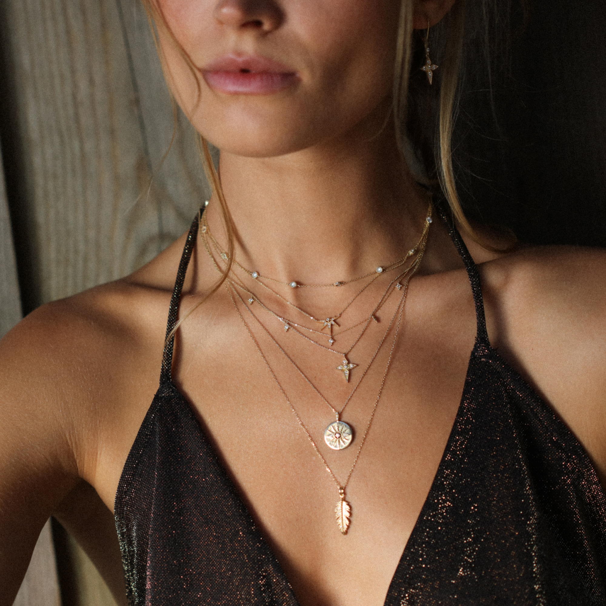 Halskette Stella Sun Medal
