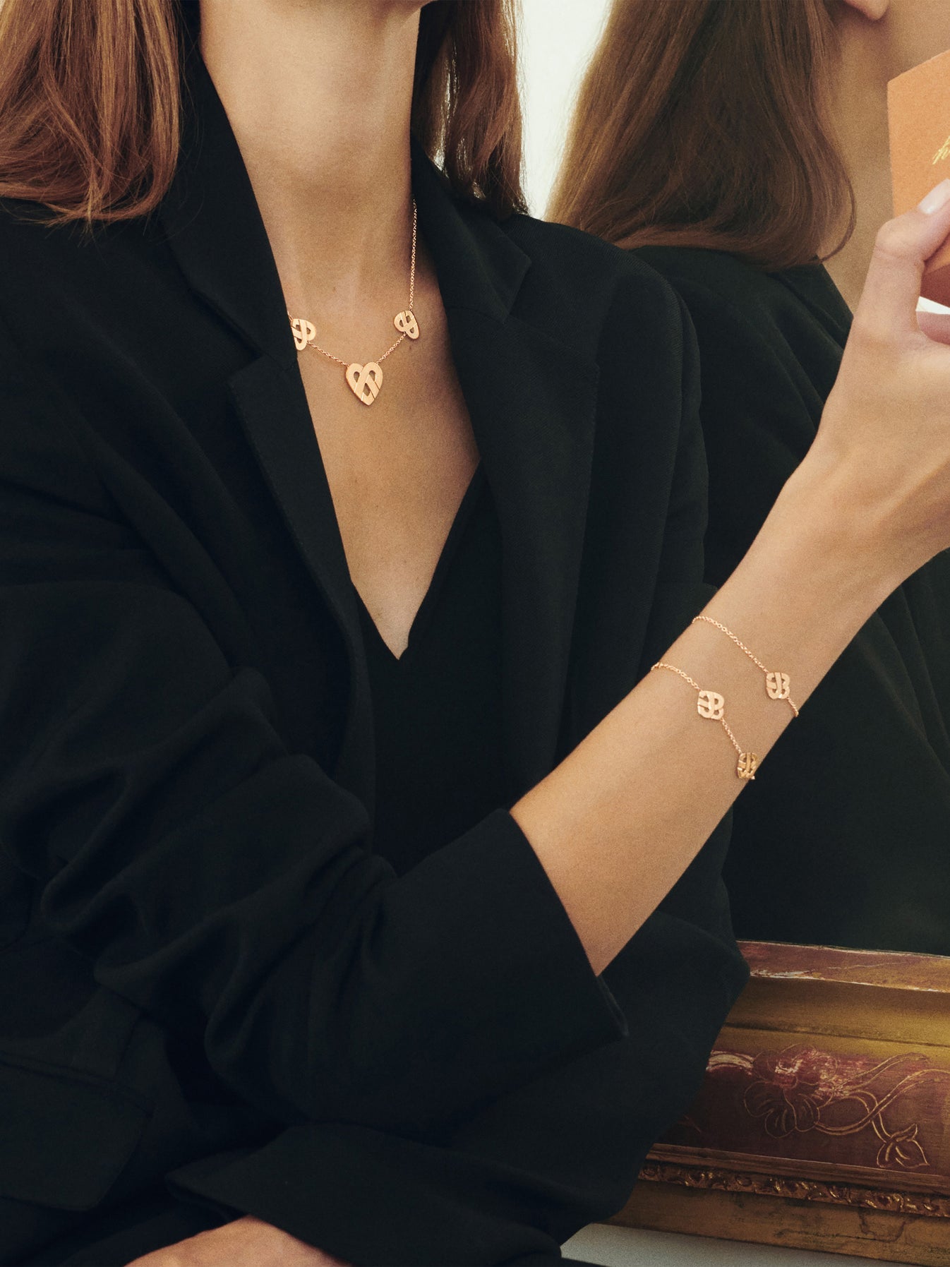 COLLIER CŒUR ENTRELACÉ