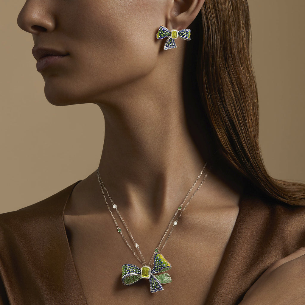 Ohrringe Green Ribbon